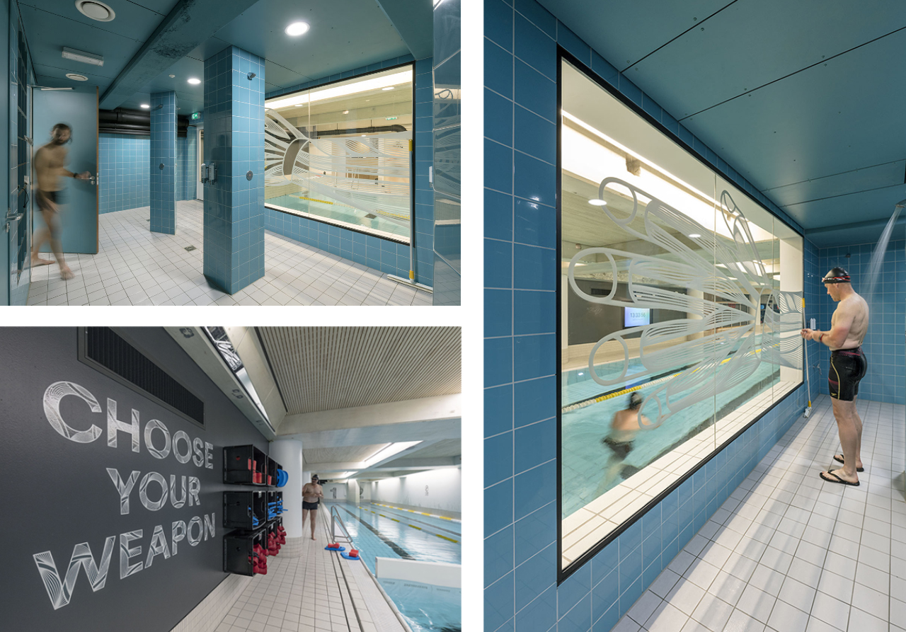 50m swimming pool The Student Hotel, Amsterdam